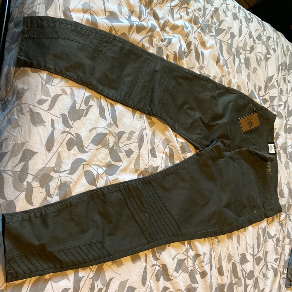 Olive green jeggings